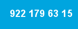 922 179 63 15 922 179 63 15
